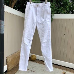 A&F White Jeans